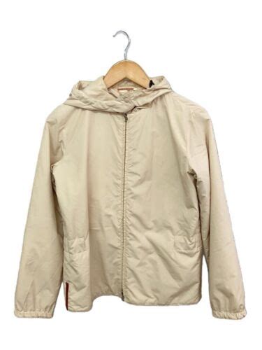 PRADA Nylon Jacket NO.24V3770 S Cream 24V3770 Used 